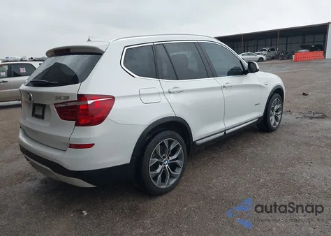 2017 BMW X3 Sdrive28I из США, поврежденный, VIN 5UXWZ7C39H0V86593